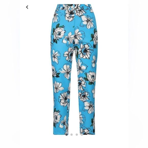 Haveone. Blue floral suit. Jacket with pants - Picture 7 of 10